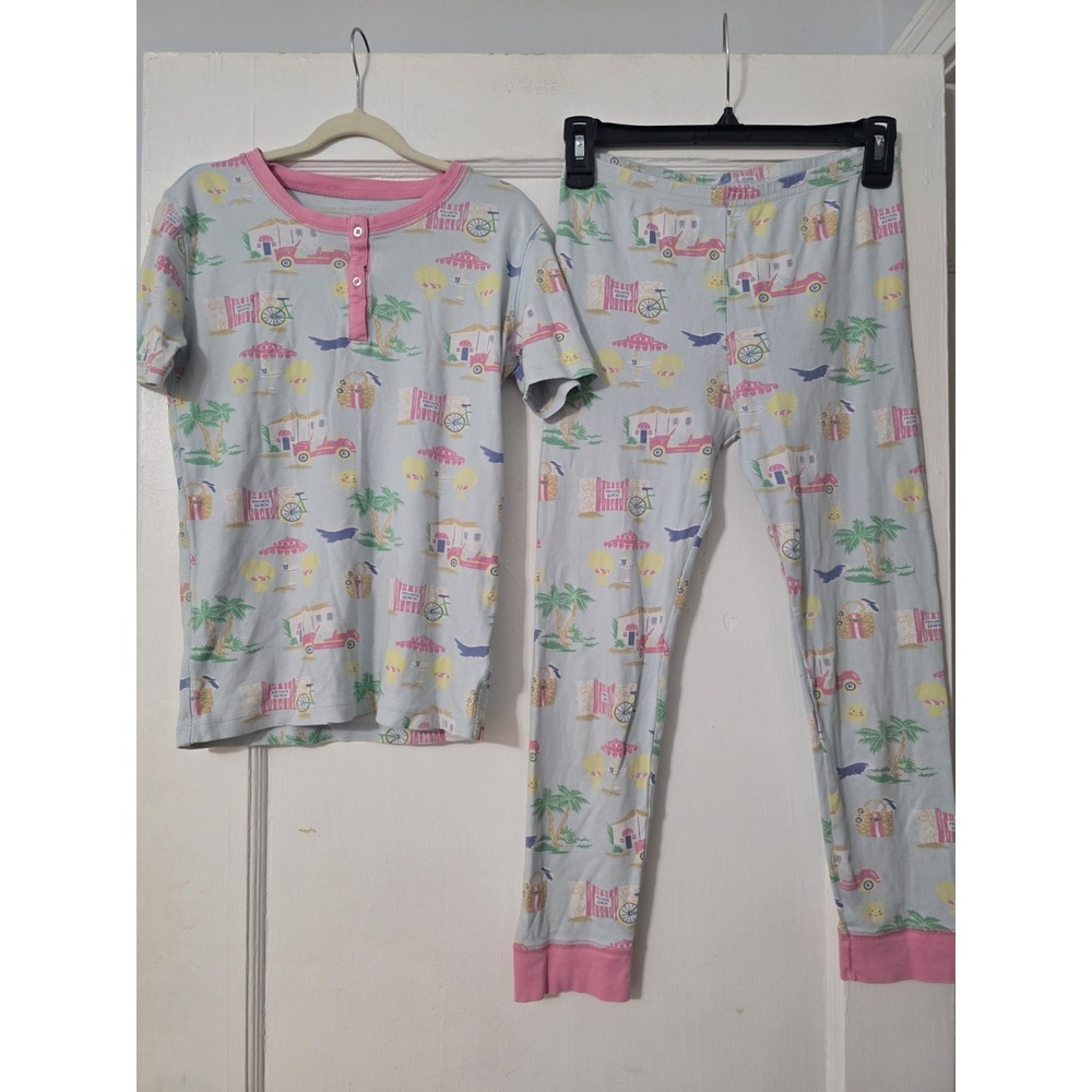 Beaufort Bonnet Company Pima Cotton Bahama Bound Pajamas Shirt Sz 14, Pants 12